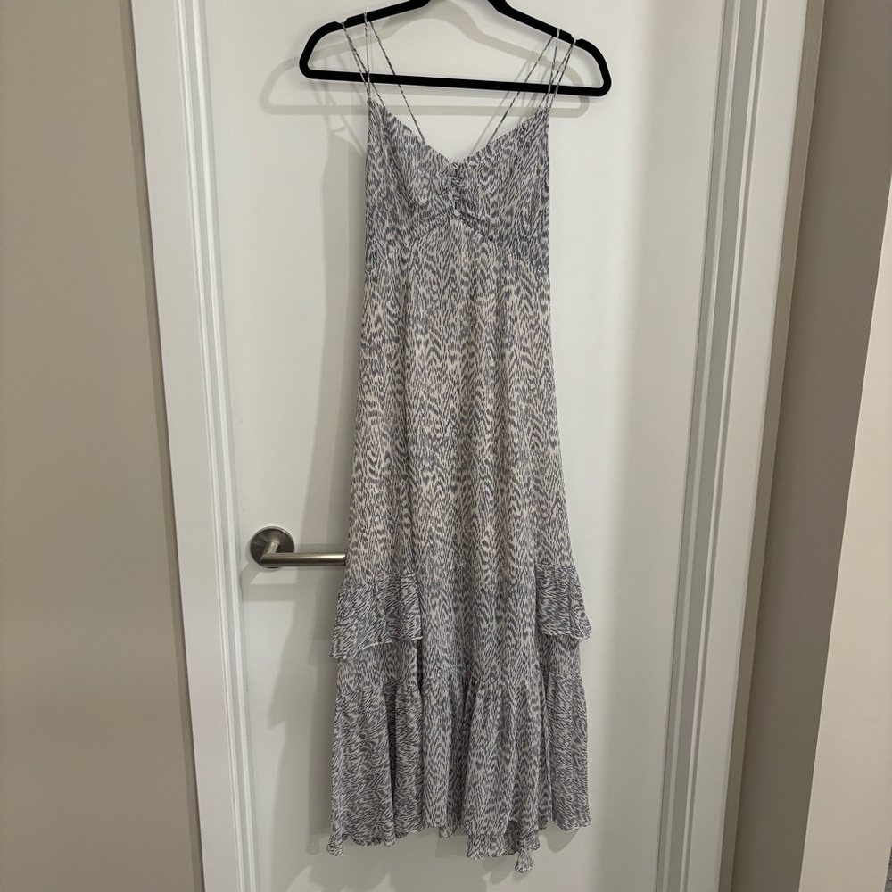 Urban Outfitters midi dress with ruffled hem
